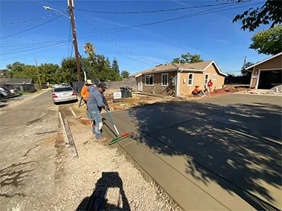 Concrete Contractor concrete installation concrete paving driveway walkway sidewalk general contractor Roseville Rocklin Sacramento CA